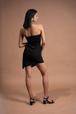 Sleeveless Lycra Halter Dress