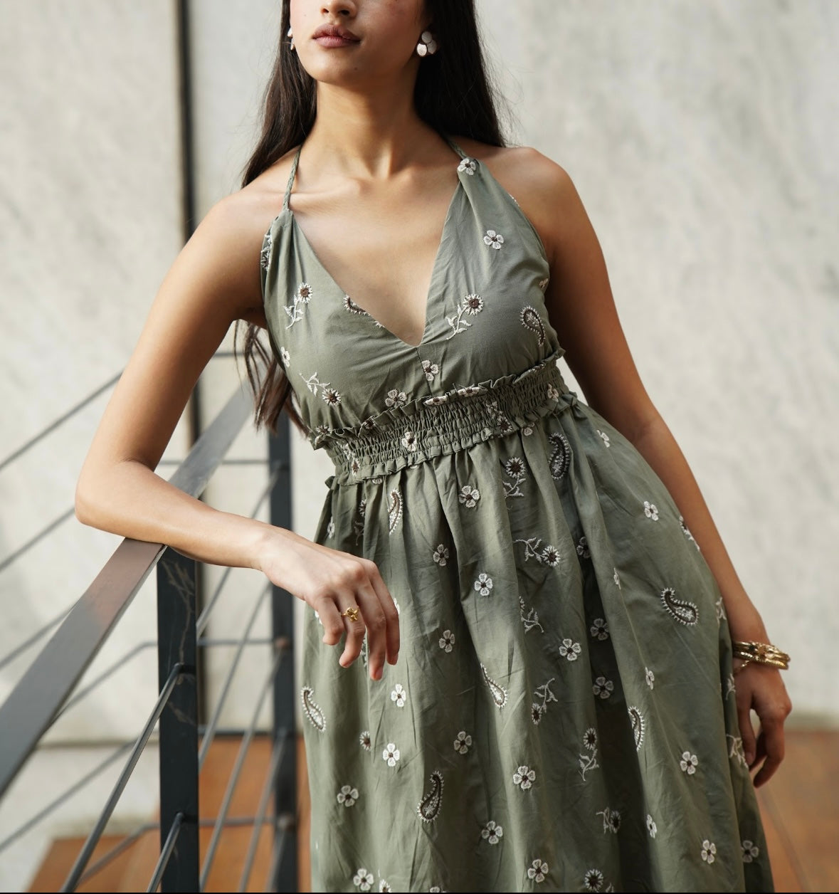 Long Cotton Comfort Dress