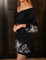 Linen Coord Set with Thread Detailing