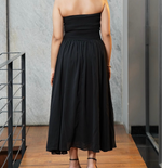 Black A- Line Long Dress