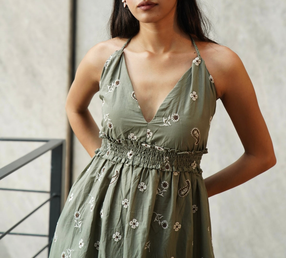 Long Cotton Comfort Dress