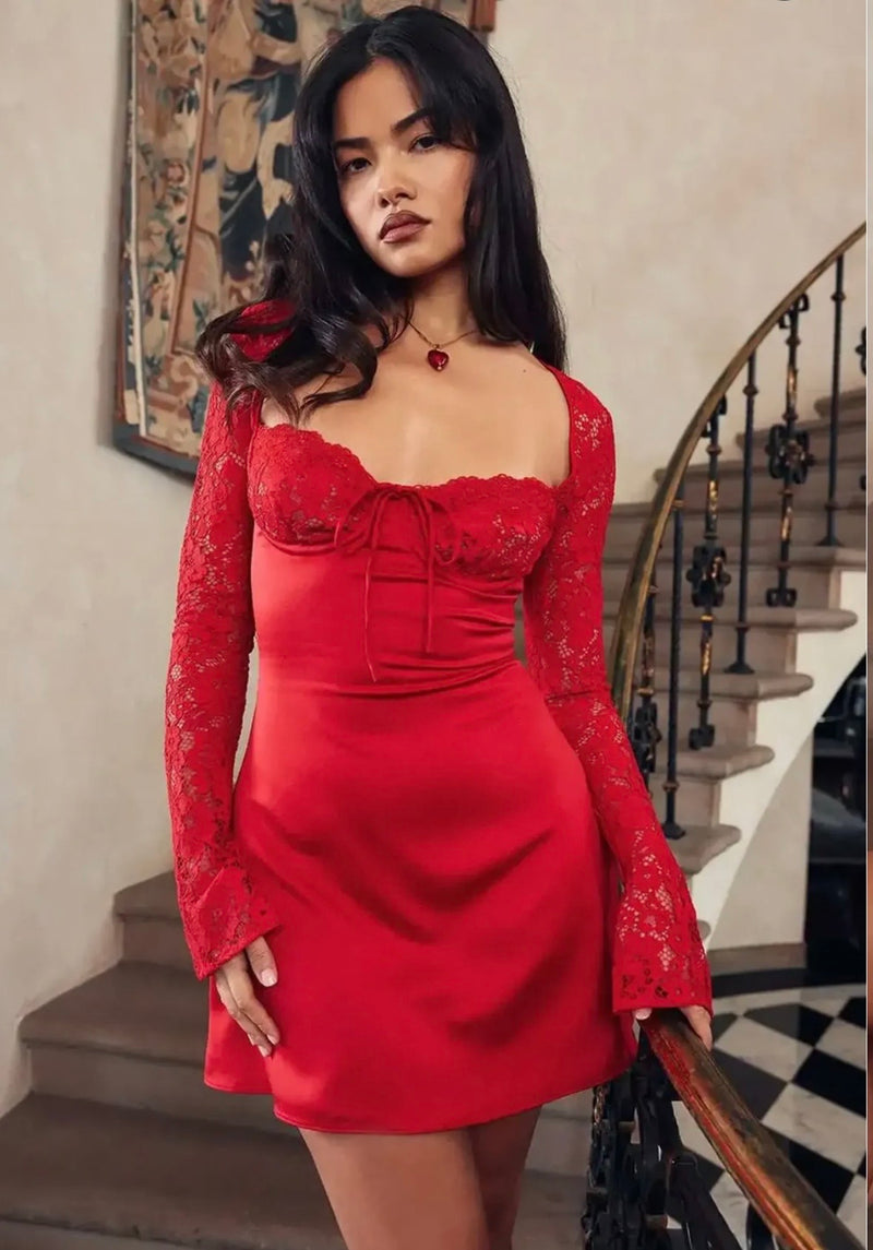 Hot Red dress Sable Hot Red dress Sable