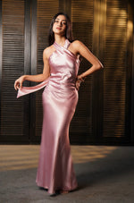 Classy satin dress